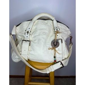 True Religion Leather Satchel